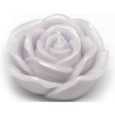 12 Candles Zest Candle CFZ-073 3 in. Purple Rose Floating -12pc Candle 1.5" 12