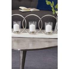 White Candlesticks Vivian Lune Home Contemporary Holder White Candlestick