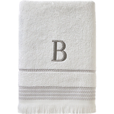 SKL Home Monogram B Bath Towel White (137.16x71.12cm)