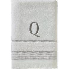 SKL Home Monogram Q Bath Towel White (137.16x71.12cm)