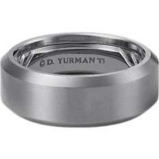 David Yurman Men Rings David Yurman Beveled Band Ring - Gray