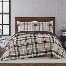 Polyester Quilts Truly Soft Paulette Plaid Quilts Brown (228.6x172.72)