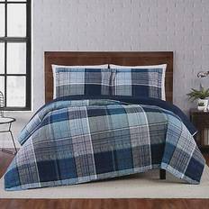 Truly Soft Trey Plaid Quilts Multicolour (228.6x228.6cm)