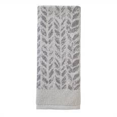 SKL Home Distressed Leaves Guest Towel Grey (66.04x40.64cm)