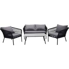 Metall Lounge-Sets Venture Design Lindos Lounge-Set, 1 Tisch einschl. 2 Stühle & 1 Sofas