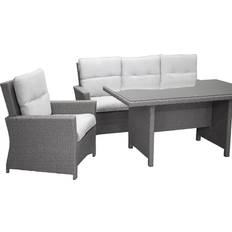 Venture Design Brentwood Lounge-Set, 1 Bord inkl. 2 Stolar & 1 Soffor