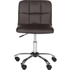 Brown Office Chairs Safavieh Brunner Office Chair 31.5"