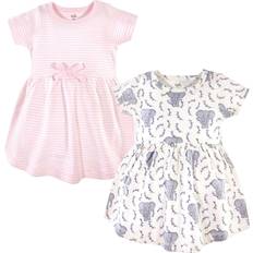 Elephants Dresses Children's Clothing Touched By Nature Organic Cotton Dress 2-pack - Pink Elephant (10166696)