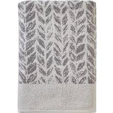 SKL Home Distressed Leaves Bath Towel Gray (137.16x71.12cm)