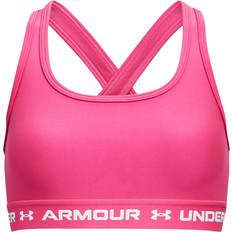 Under Armour Girl's Crossback Sports Bra - Electro Pink