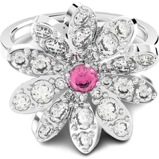 Swarovski Eternal Flower Ring - Silver/Transparent/Pink