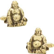 Gold Plated Cufflinks Cufflinks Inc Smiling Buddha Cufflinks - Gold