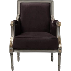 Gray Armchairs Baxton Studio Georgette Armchair 33.9"