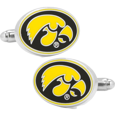 Enamel Cufflinks Cufflinks Inc University of Iowa Hawkeyes Cufflinks - Silver/Yellow/Black