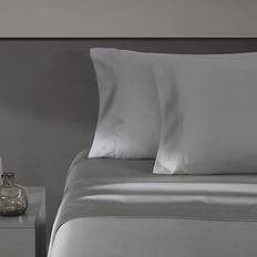 Textiles Vera Wang Solid 800-Thread-Count Bed Sheet Gray (259.08x238.76cm)
