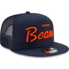 Caps New Era Chicago Bears Script Trucker 9FIFTY Snapback Hat Men - Navy