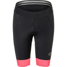 AGU Essential Prime Kvinde Bib Short Women - Prime Black/Neon Coral