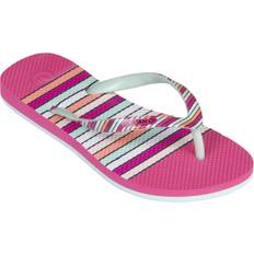 Olaian Girl's Flipflop 190 - Magenta/Pale mint