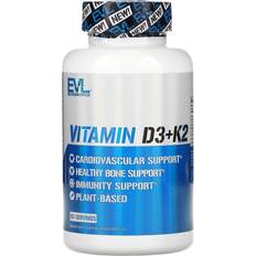 Vitaminer & Kosttillskott Evlution Nutrition Vitamin D3+K2 60 st