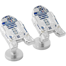 Blanc Boutons de manchette Cufflinks Inc R2D2 Cufflinks - Silver/Multicolour