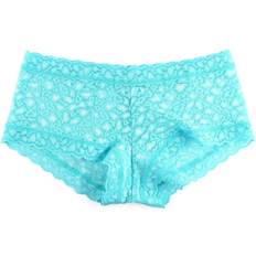 Hipsters - Leopard Panties Hanky Panky Cross Dyed Leopard Boyshort - Radient Turquoise/White