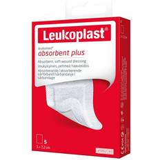 Leukomed Absorbent Plus 5cmx7.2cm 5-pack