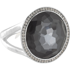 Ippolita Lollipop Mini Ring - Silver/Black/Diamonds