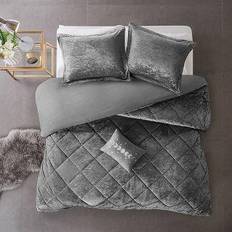 Textiles Intelligent Design Alyssa Duvet Cover Gray (264.16x228.6)