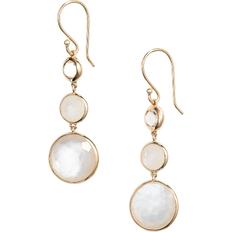 Ippolita Lollipop Small Drop Earrings - Gold/White