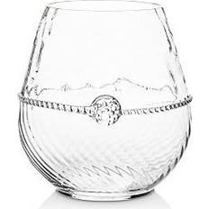 Juliska Graham Stemless Red Clear Calice da Vino