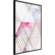 Arkiio Affisch Pink Triangle [Poster] 20x30 Poster