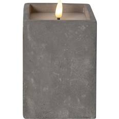 Grey LED Candles Star Trading 061-38 FLAMME CEM 8,5X12,5CM LED ➞ På lager klar til levering og afhentning LED Candle