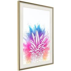 Arkiio Affisch Colourful Pineapple [Poster] 40x60 Poster