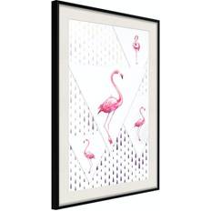 Arkiio Affisch Flamingo Family [Poster] 40x60 Poster