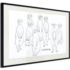 Inredningsdetaljer Arkiio Affisch Meerkats Family [Poster] 30x20 Poster