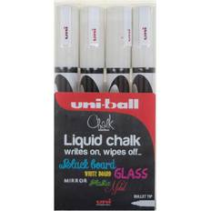 Black Markers Uniball White Chalk 4 Pack
