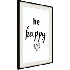 Arkiio Affisch Be Happy [Poster] 20x30 Poster