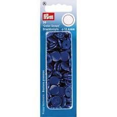 Prym Color Snaps Trykknapper Plast Rund Kongeblå 12,4mm 30 stk