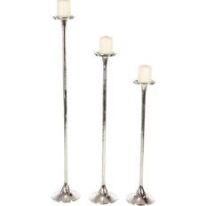 UMA Silver Processional Candleholder 3-piece set SILVER One Size Candlestick