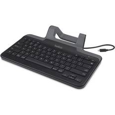 Belkin B2B130 Wired Tablet Keyboard with Stand-Keyboard-US-for Apple iPad A