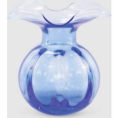 Vietri Hibiscus Glass Bud Cobalt Vase