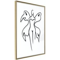 Inredningsdetaljer Arkiio Affisch Butterfly Woman [Poster] 30x45 Poster
