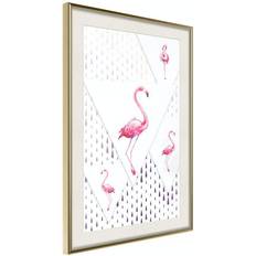 Arkiio Affisch Flamingo Family [Poster] 40x60 Poster