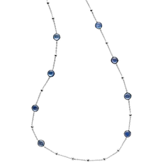 Lapis Necklaces Ippolita Lollipop Multi Station Necklace - Silver/Lapis/White