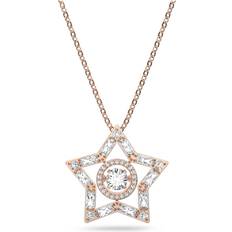 Swarovski Stella Star Pendant Necklace - Rose Gold/Transparent