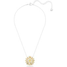 Jaune Colliers Swarovski Eternal Flower Pendant Necklace - Silver/Yellow