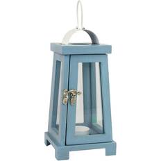 Hanging Lanterns Stonebriar Collection Vintage Wood Candle Lantern 27.4cm