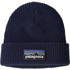 Poliéster Gorros Patagonia Kid's Logo Beanie - New Navy (66045)