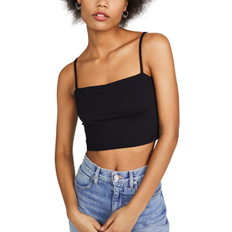 Susana Monaco Crop String Top - Black