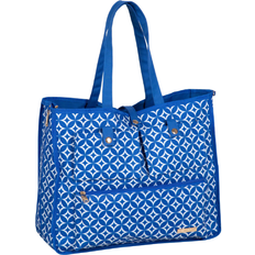 Handbags Jenni Chan Stars Blue Reversible 2 in 1 Carry All Tote - Blue